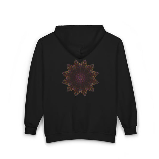 Unisex Heavy Blend™ Full Zip Hooded Sweatshirt - Love Light Mandalas No.12
