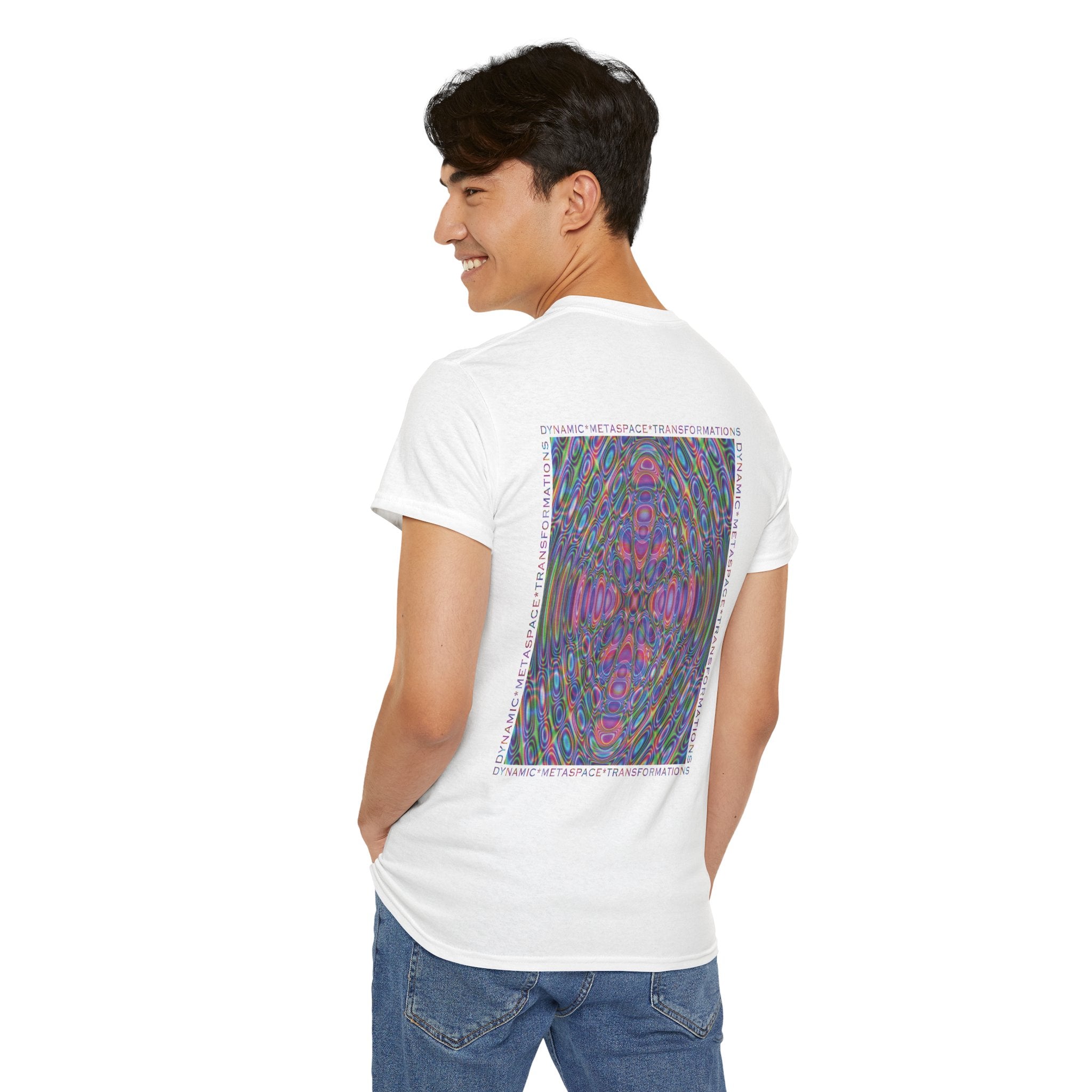 Unisex Heavy Cotton Tee (Back) - DMT Seer No.1