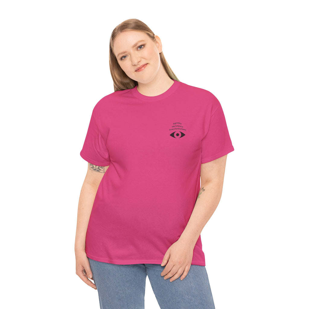 Unisex Heavy Cotton Tee (Back) - DMT Seer No.1