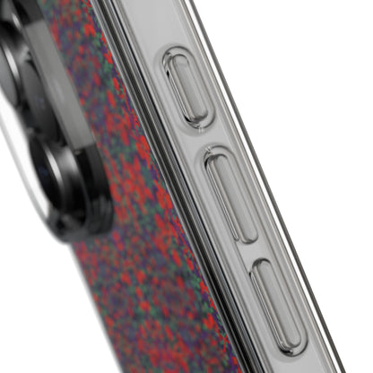 iPhone 16 Clear Case – Hidden Weave Series No.25