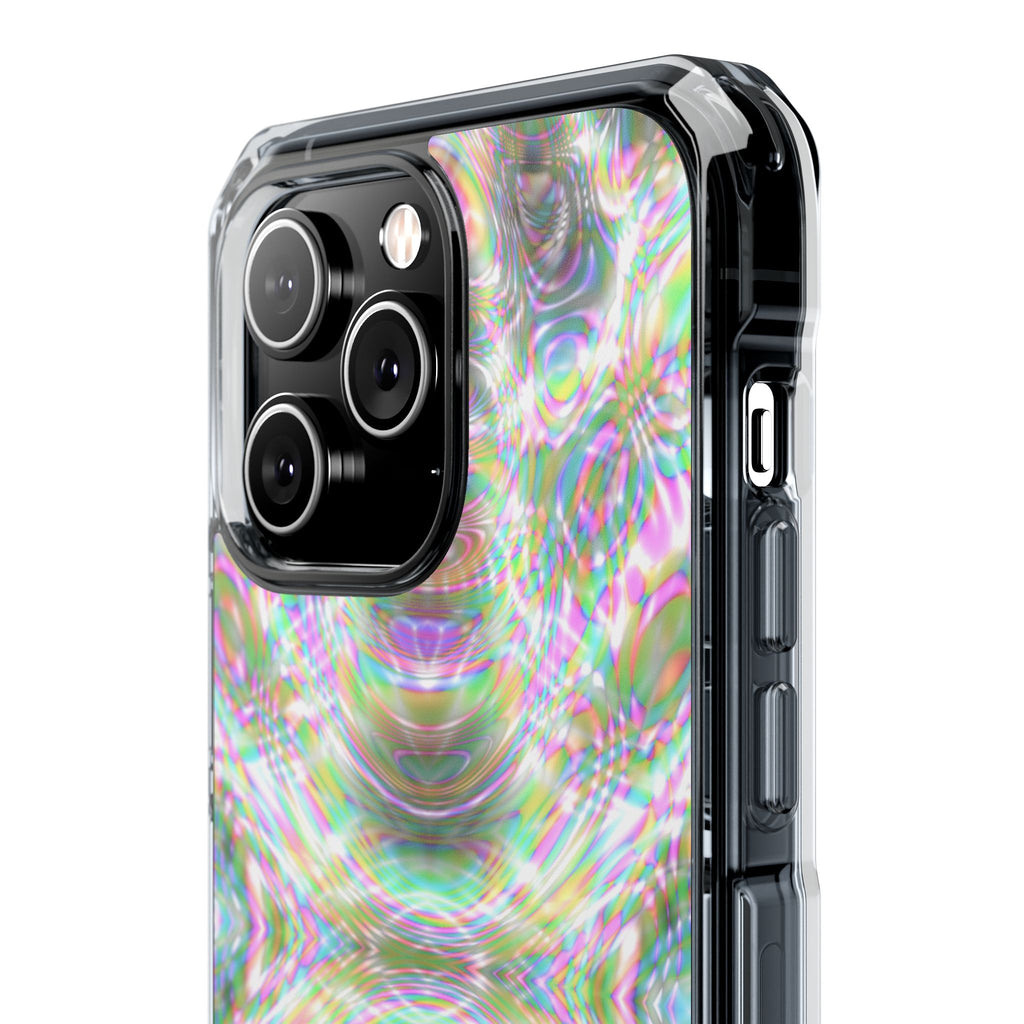 iPhone 14 Magnetic Clear Impact Case - DMT Scribe Tiles No.7