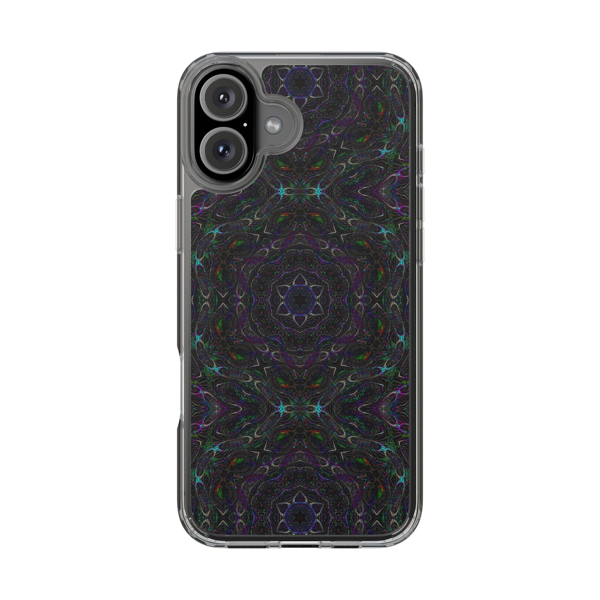 iPhone 16 Clear Case – P5 Kaleidoscopic No.32