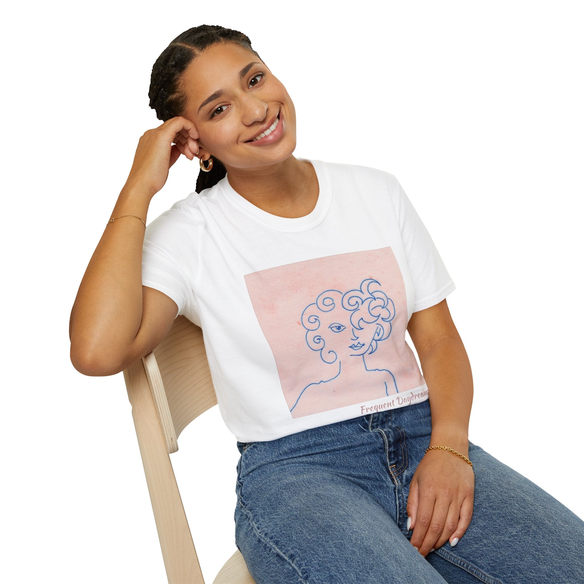 Unisex Softstyle T-Shirt - Frequent Daydreams Sketch No.47