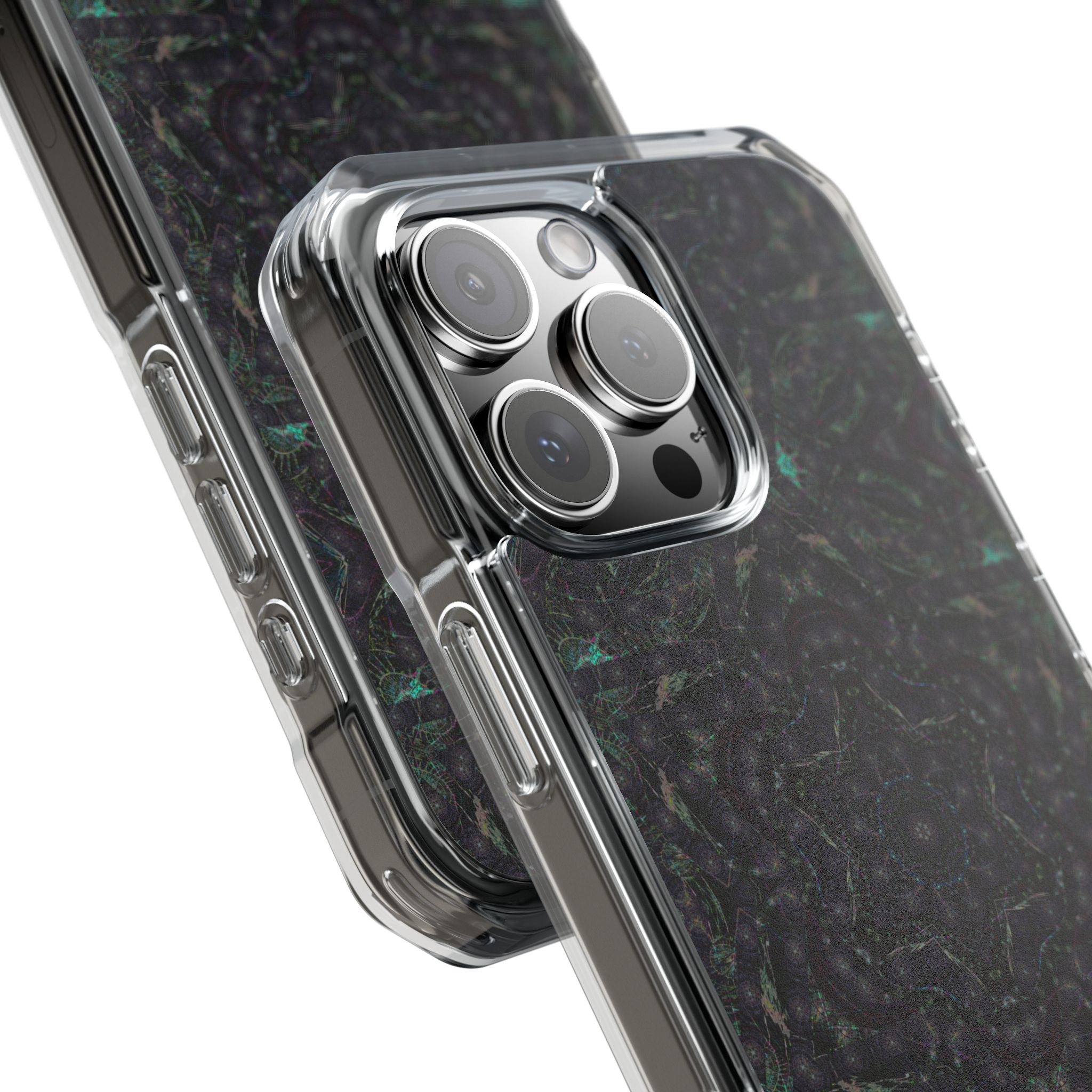iPhone 16 Magnetic Clear Impact Case - P5 Kaleidoscopic No.31