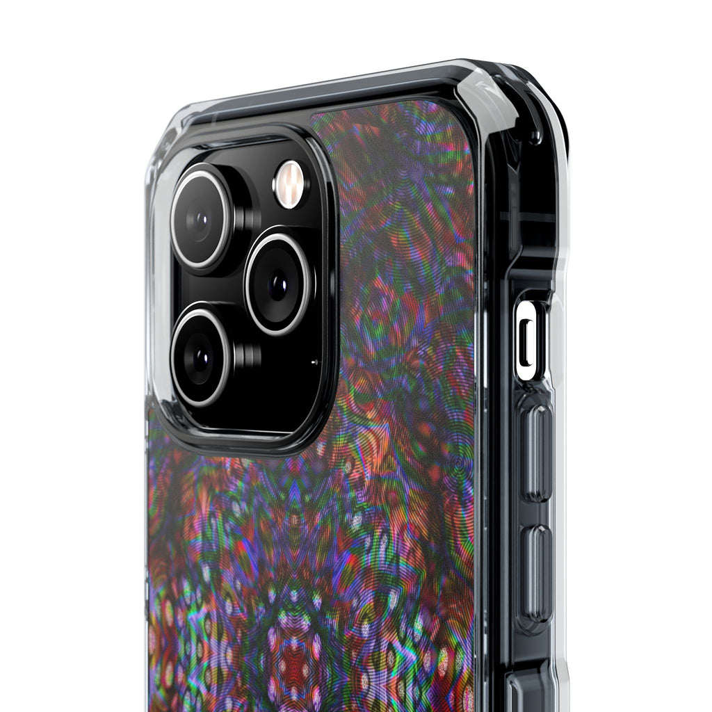 iPhone 14 Magnetic Clear Impact Case - DMT Scribe Tiles No.1