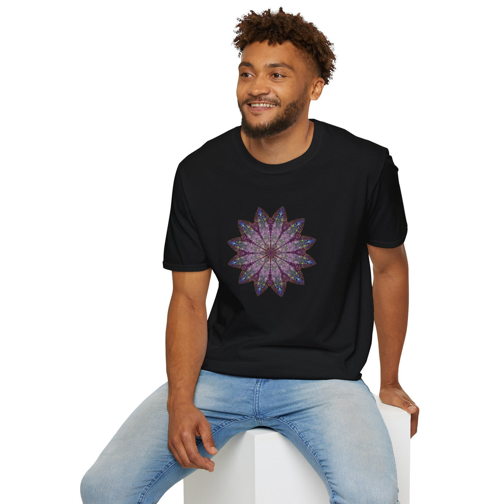 Unisex Softstyle T-Shirt - Love Light Mandalas No.17