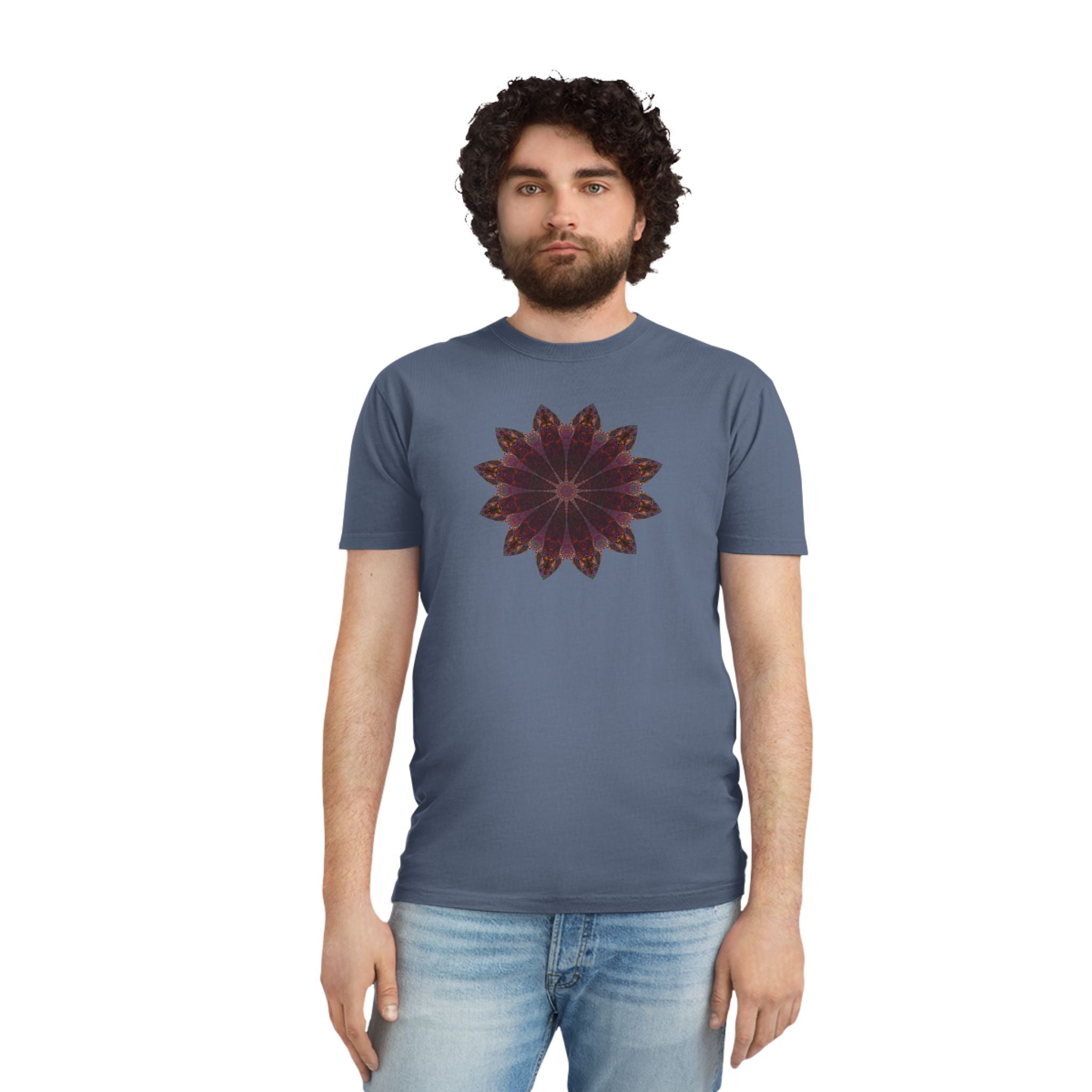 Unisex Faded Shirt - Love Light Mandalas No.5