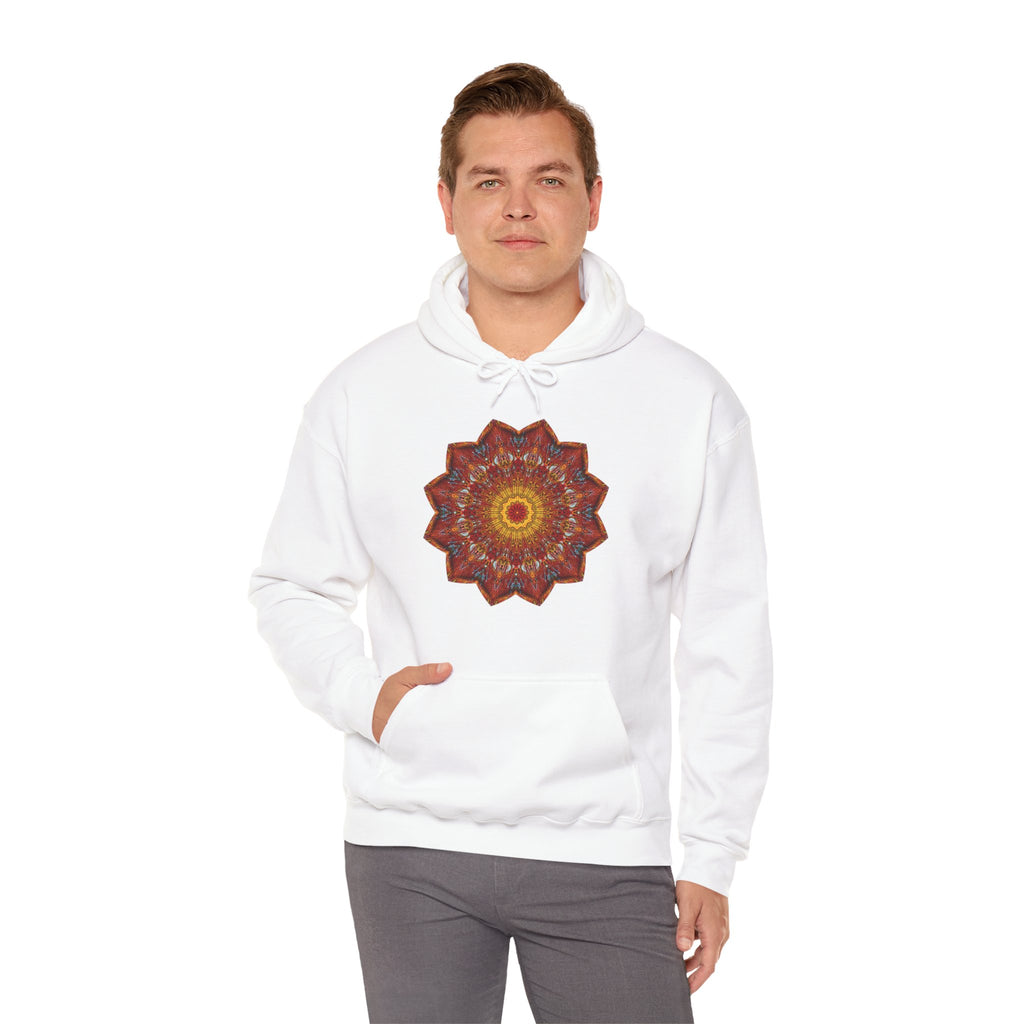 Unisex Heavy Blend™ Hooded Sweatshirt - Starflower Mandalas No.1