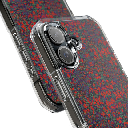 iPhone 16 Magnetic Clear Impact Case - Hidden Weave Series No.25
