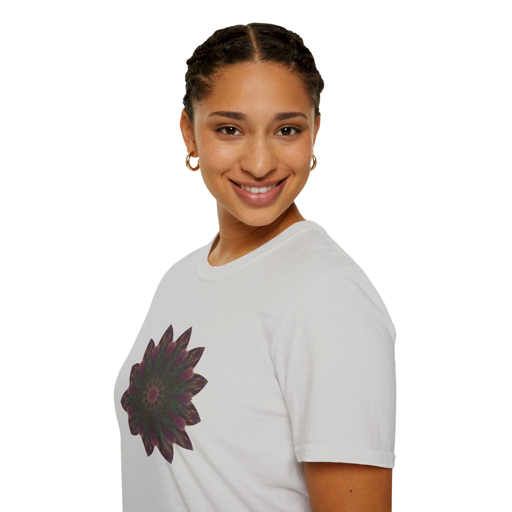Unisex Softstyle T-Shirt - Love Light Mandalas No.7