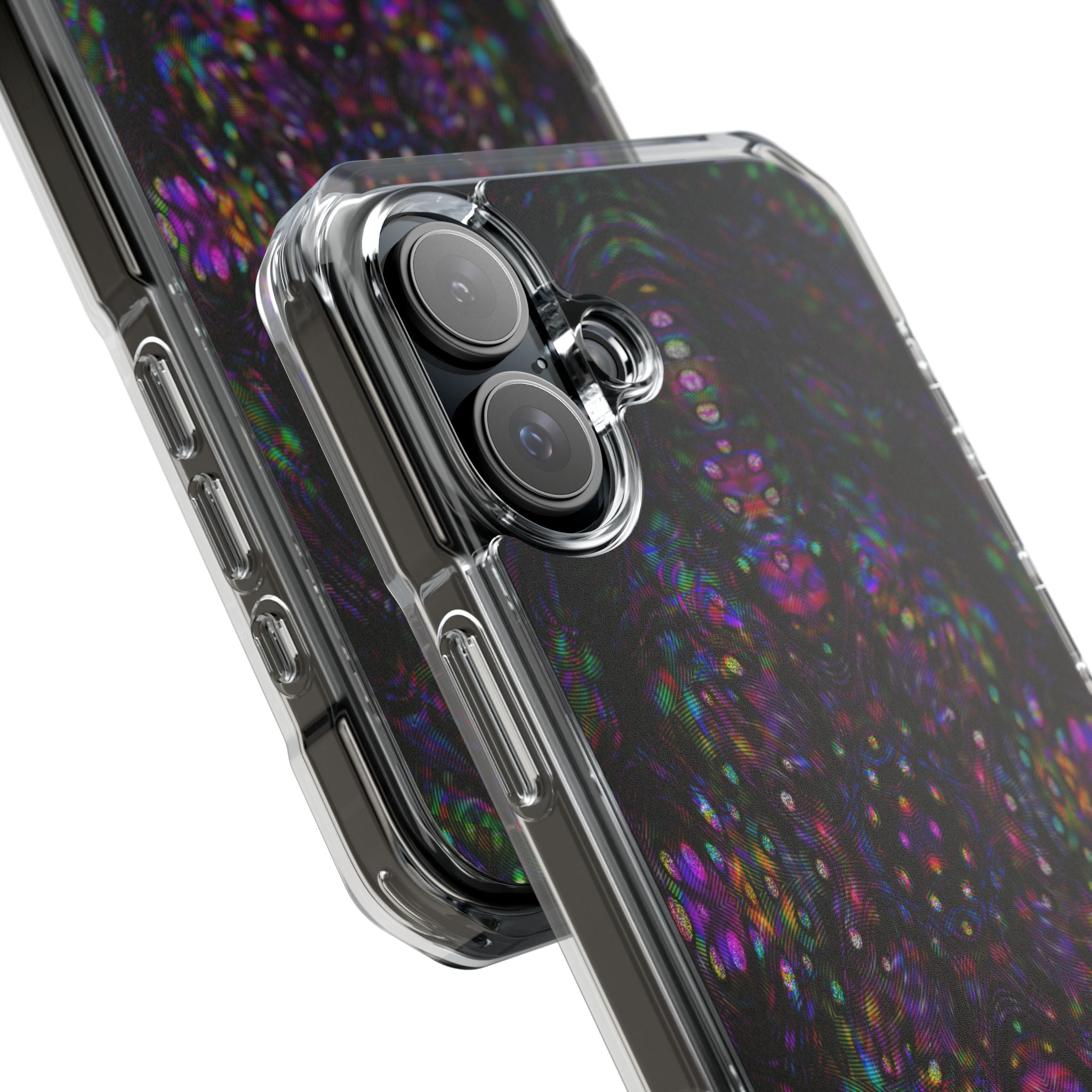 iPhone 16 Magnetic Clear Impact Case - DMT Scribe Tiles No.3