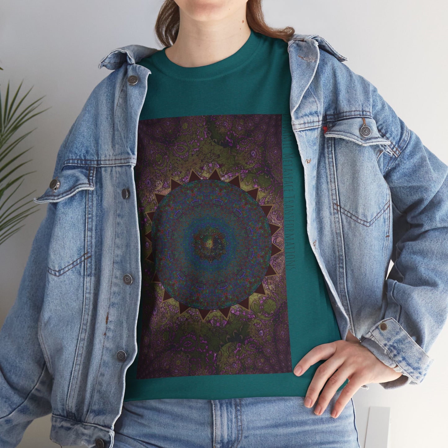 Unisex Heavy Cotton Tee - Love Light Spheres No. L8S1