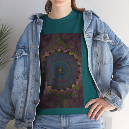 Unisex Heavy Cotton Tee - Love Light Spheres No. L8S1