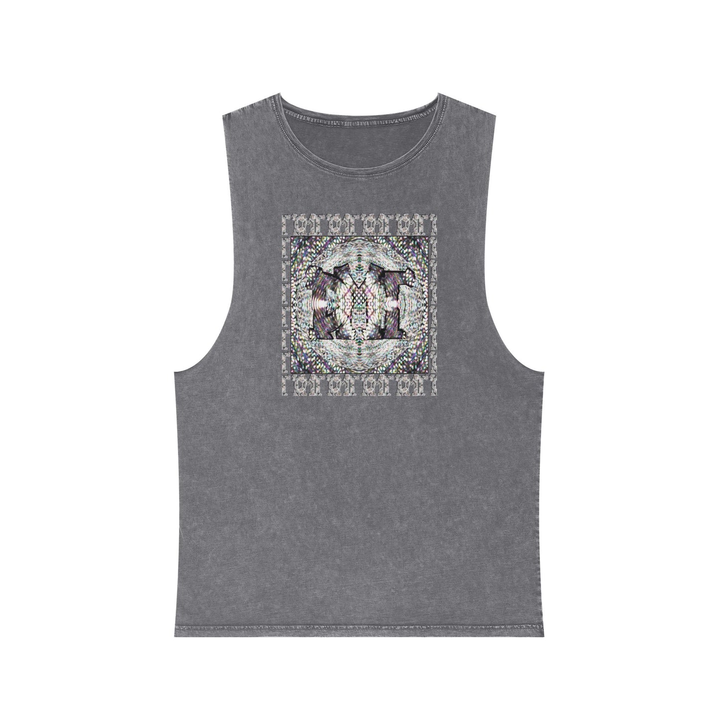Unisex Stonewash Tank Top - DMT Scribe No.8