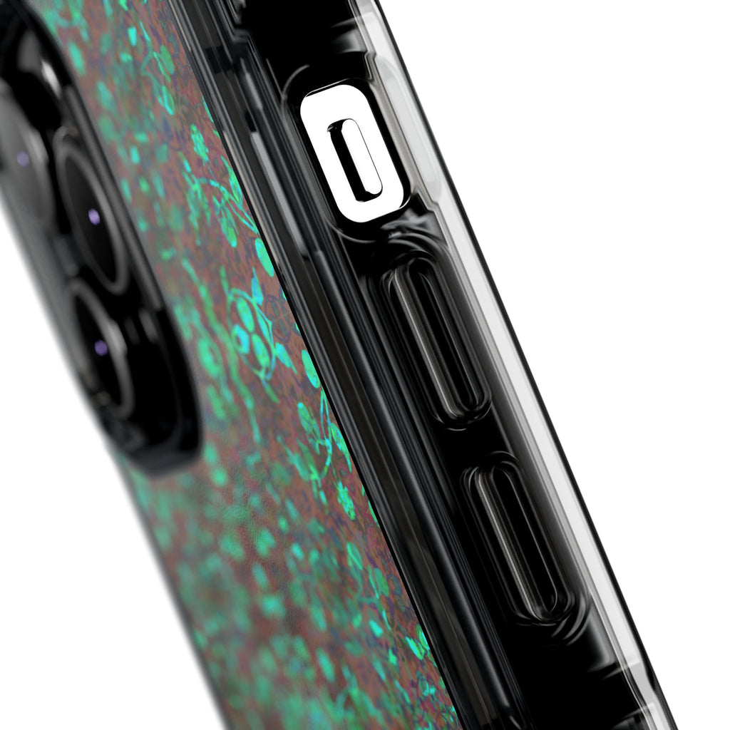 iPhone 14 Magnetic Clear Impact Case - Hidden Weave Series No.29
