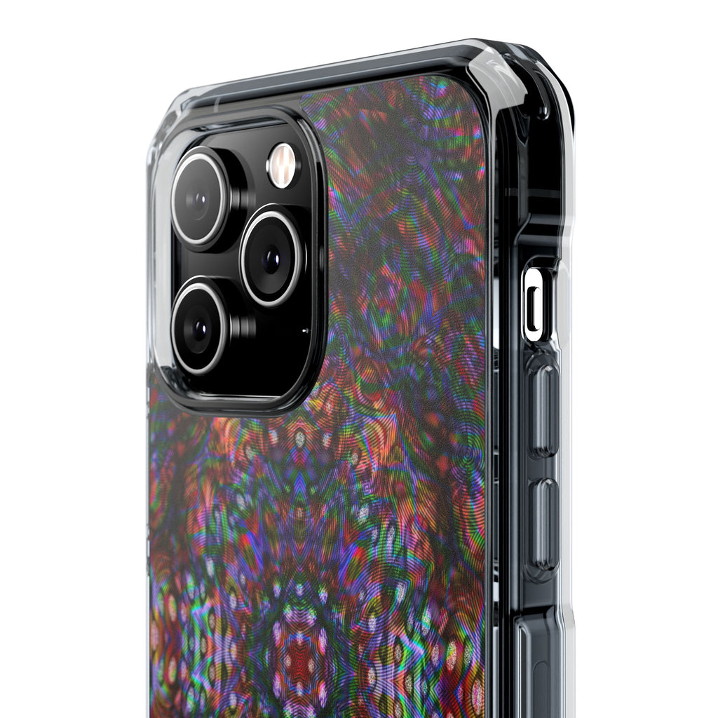 iPhone 14 Magnetic Clear Impact Case - DMT Scribe Tiles No.1
