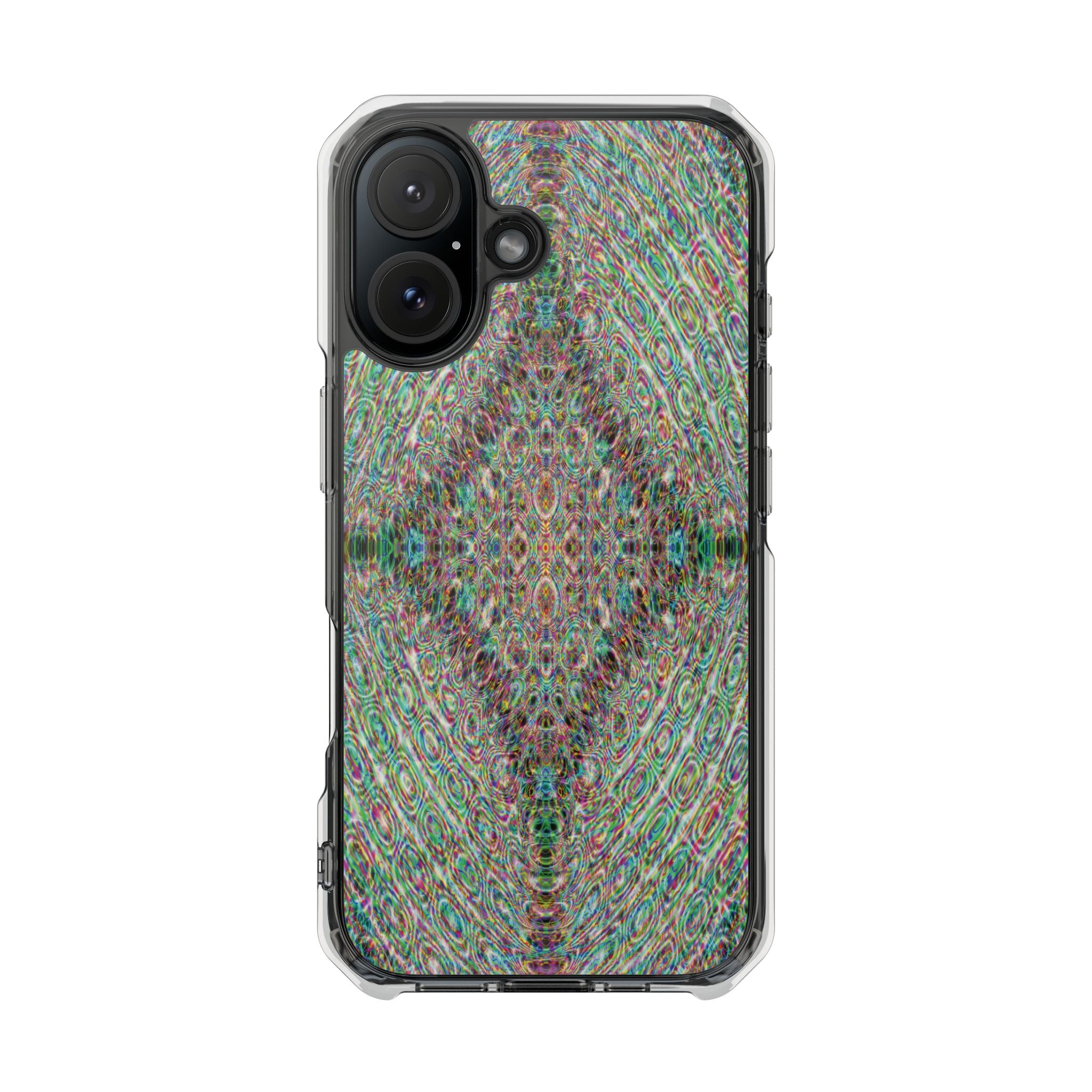 iPhone 16 Magnetic Clear Impact Case - DMT Seer No.14