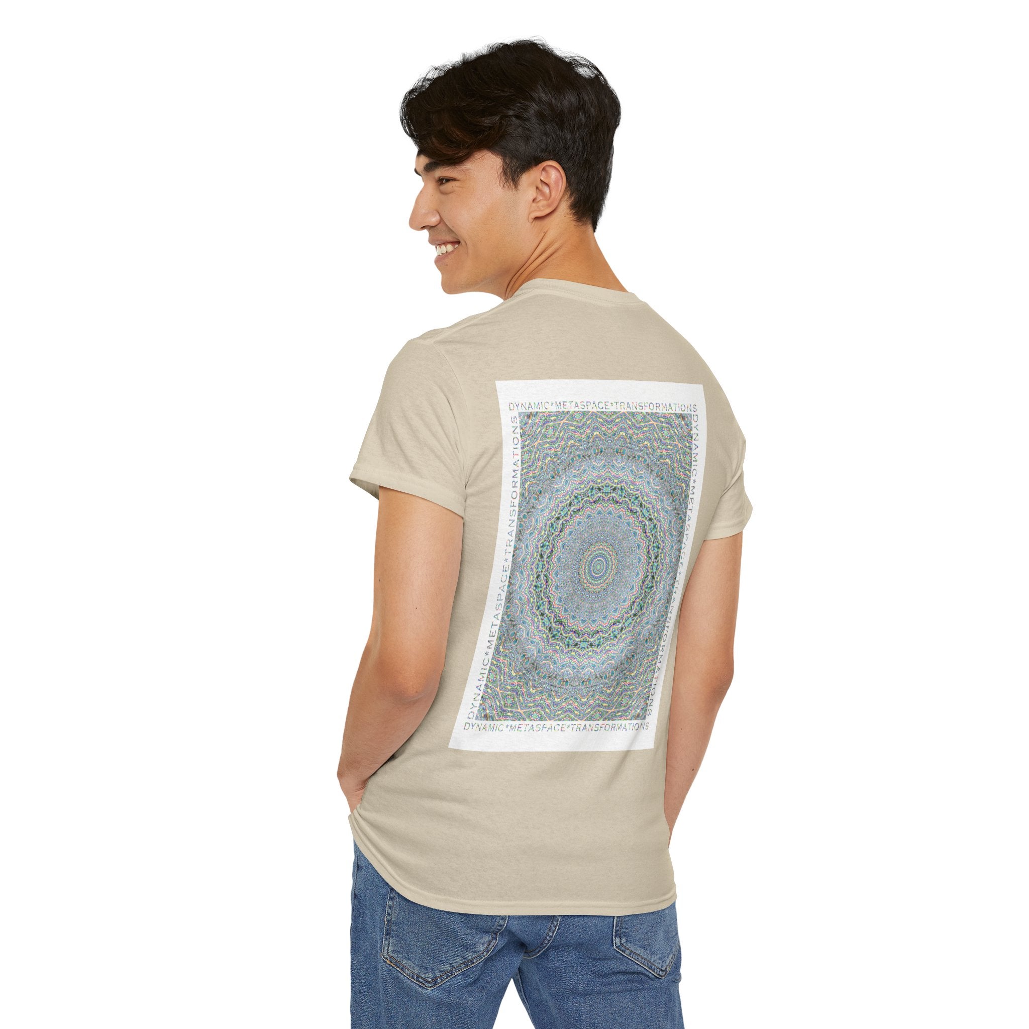 Unisex Heavy Cotton Tee (Back) - DMT Seer No.4