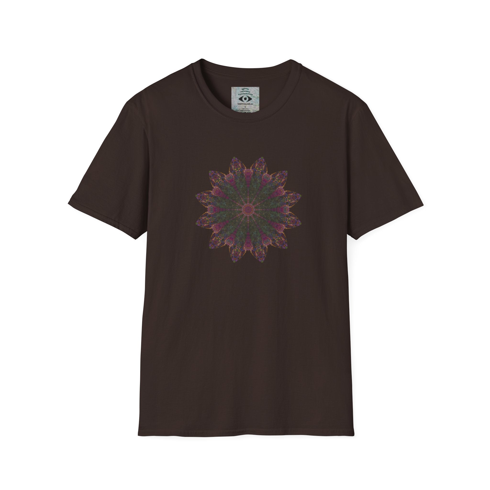 Unisex Softstyle T-Shirt - Love Light Mandalas No.7