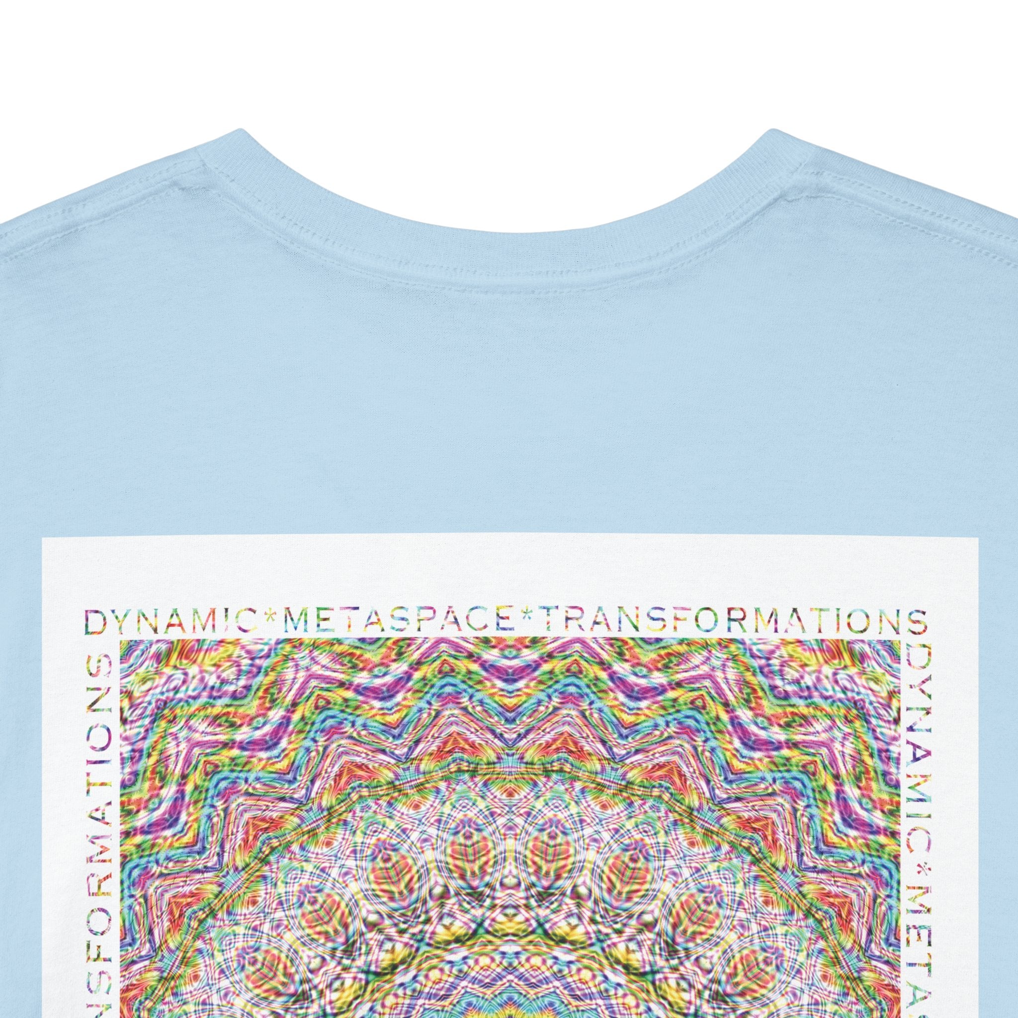 Unisex Heavy Cotton Tee (Back) - DMT Seer No.9