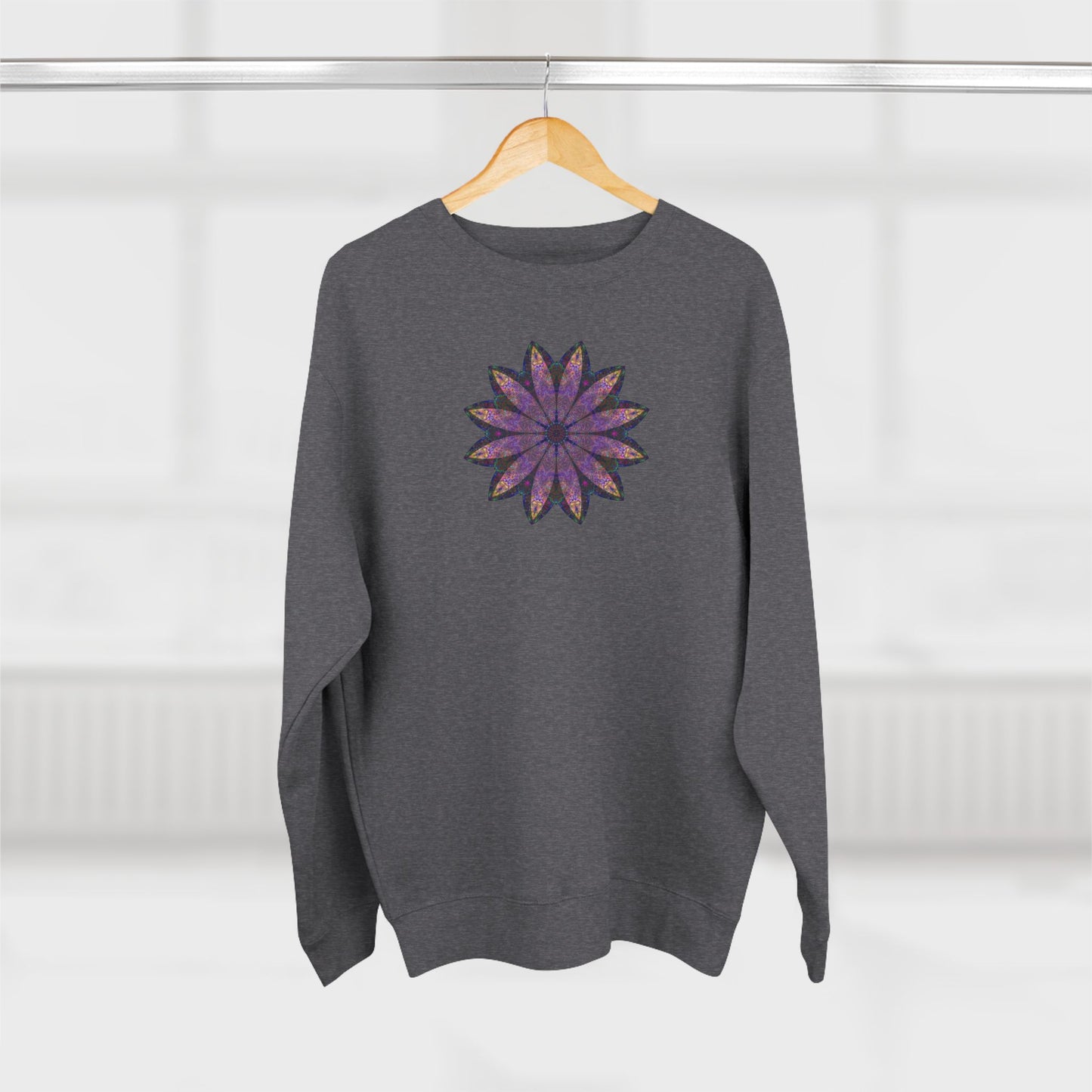 Unisex Crewneck Sweatshirt - Love Light Mandalas No.24