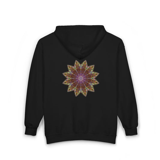 Unisex Heavy Blend™ Full Zip Hooded Sweatshirt - Love Light Mandalas No.13