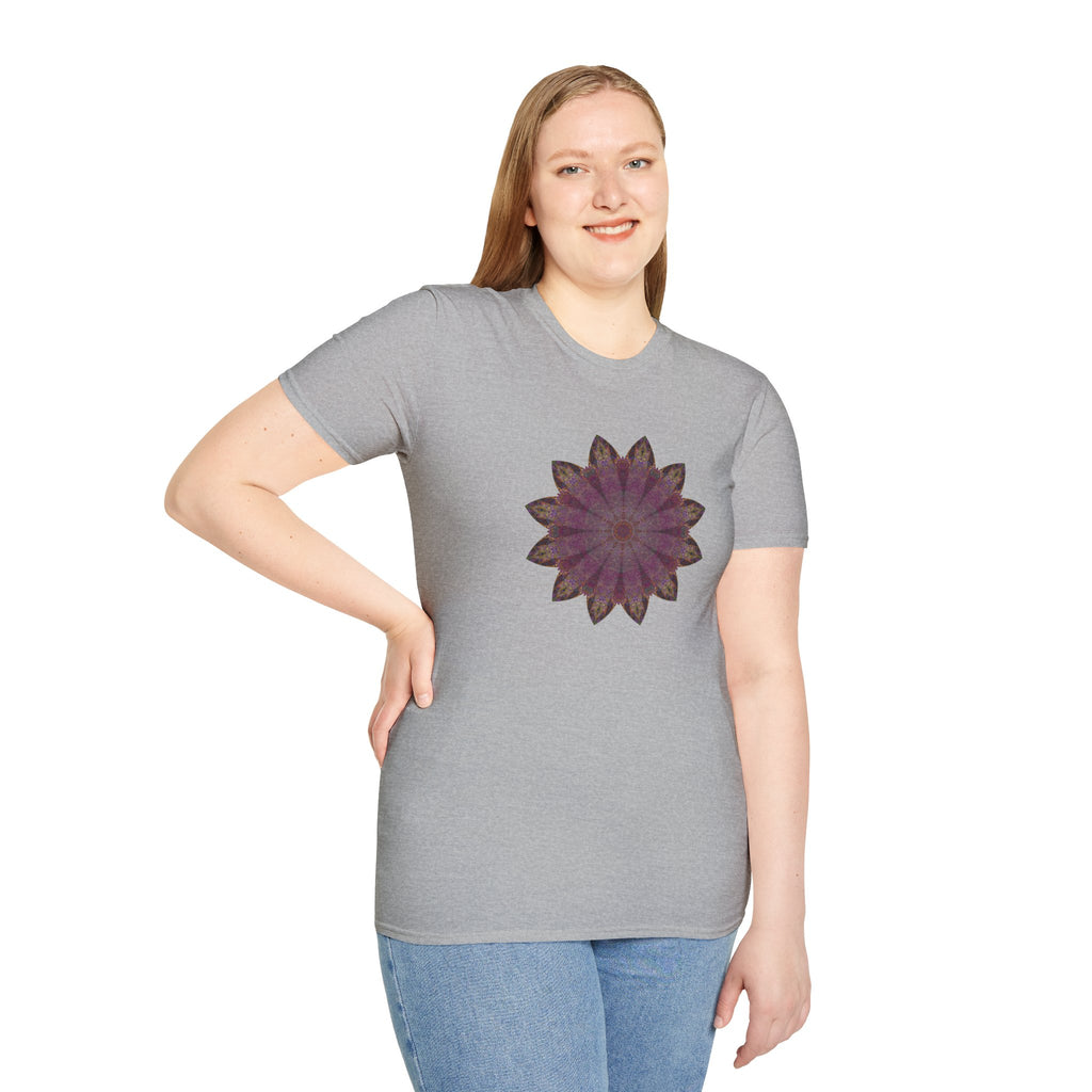 Unisex Softstyle T-Shirt - Love Light Mandalas No.6