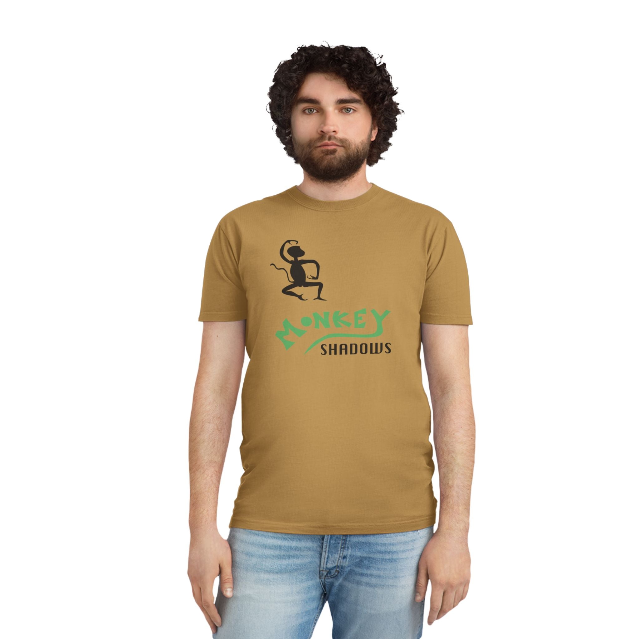 Unisex Faded Shirt - Monkey Shadows