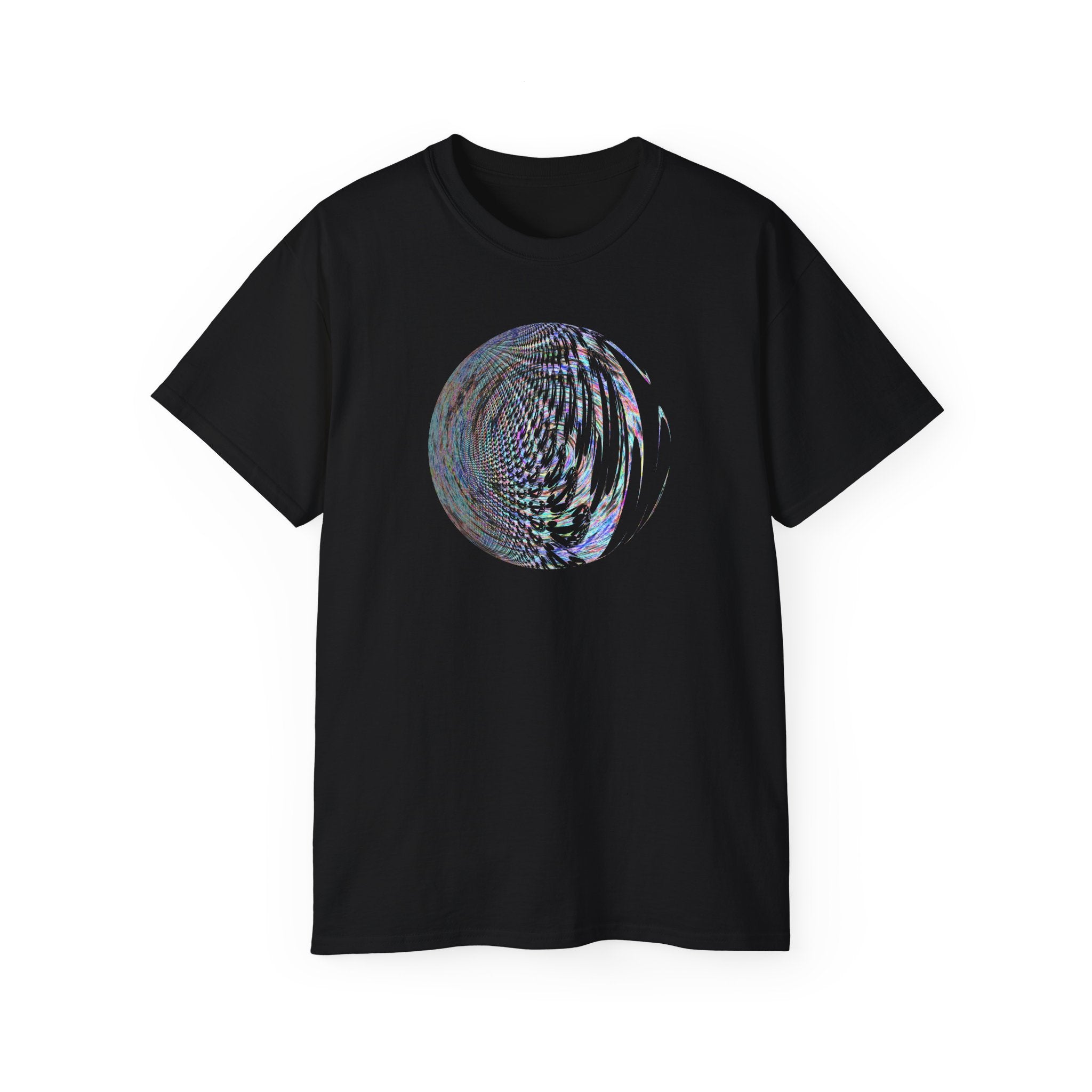 Unisex Ultra Cotton Tee - Fractal Moon No.2