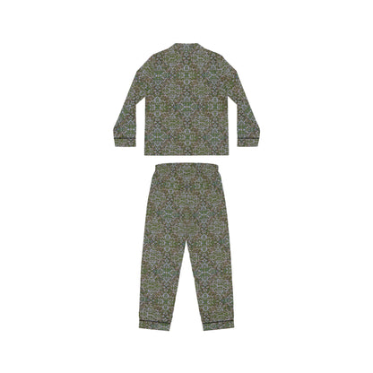 Women's Satin Pajamas - Hidden Weave No.7