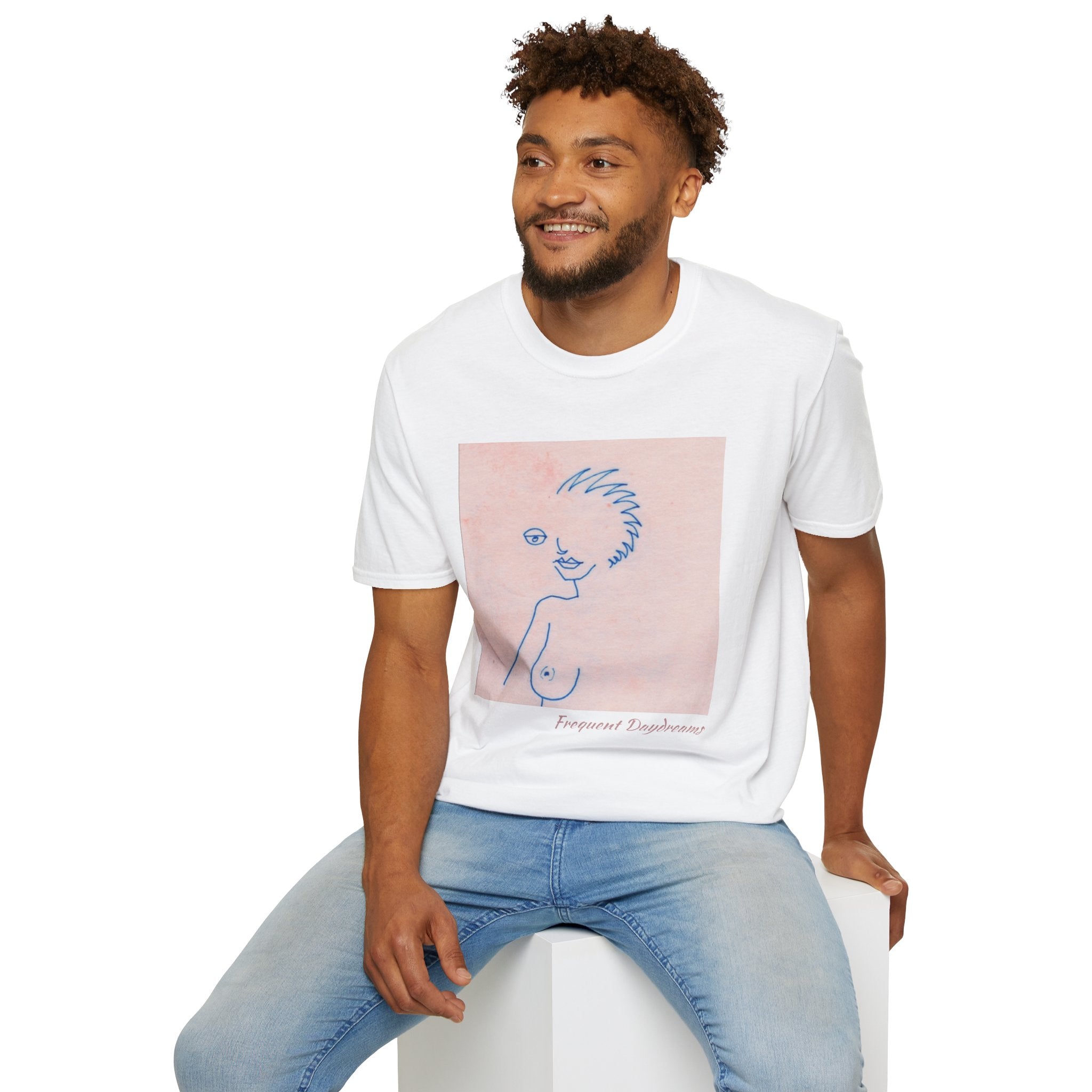 Unisex Softstyle T-Shirt - Frequent Daydreams Sketch No.46