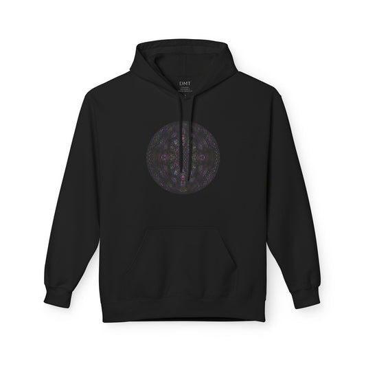 Unisex Midweight Softstyle Fleece Hoodie - DMT Scribe Spheres No.9