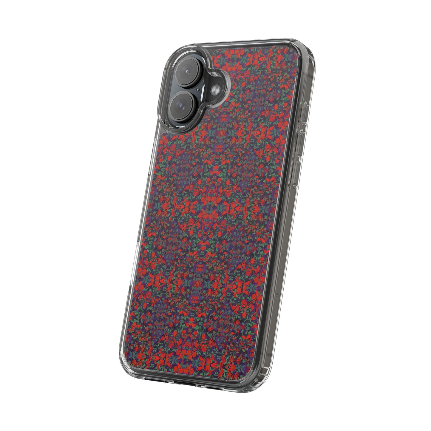 iPhone 16 Clear Case – Hidden Weave Series No.25