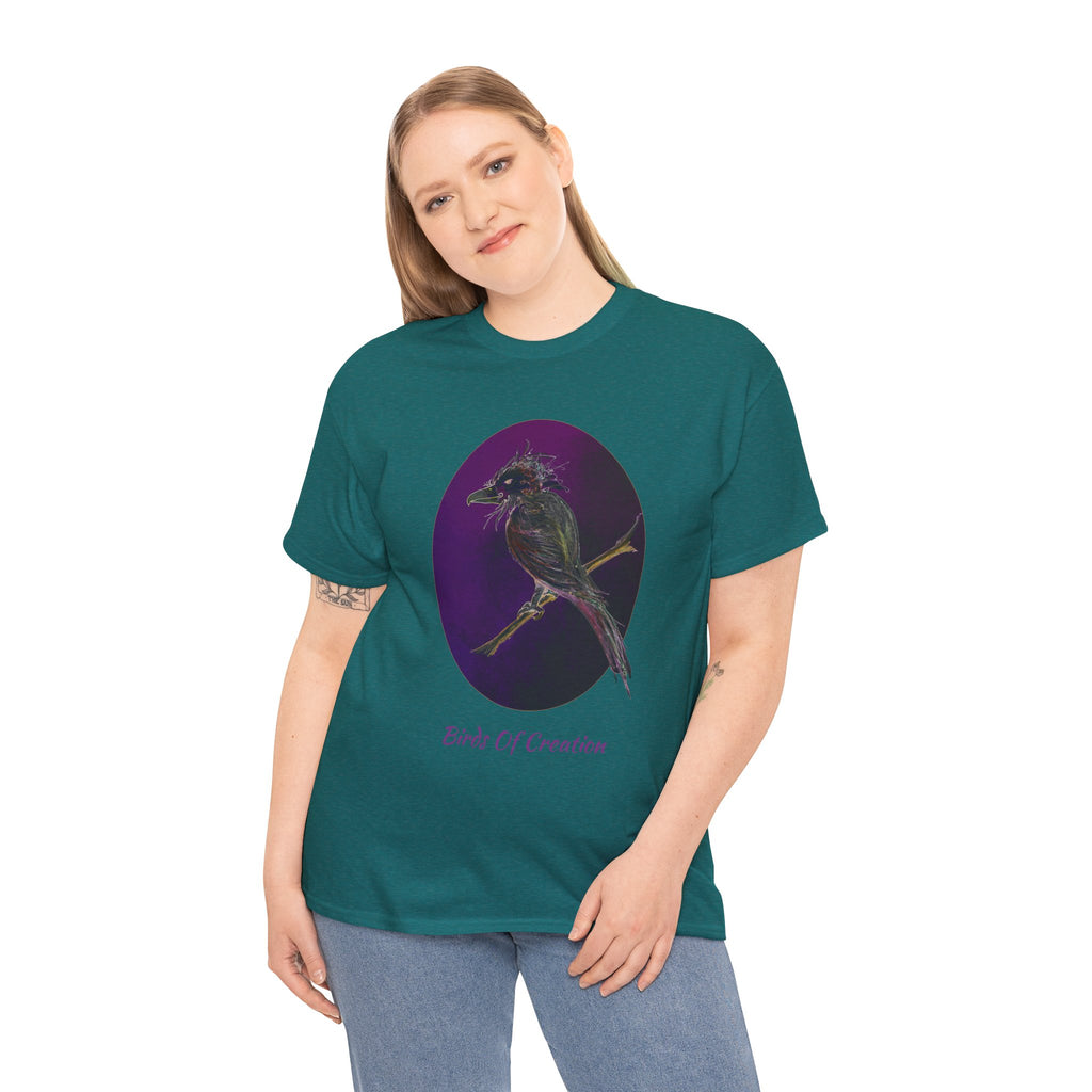 Unisex Heavy Cotton Tee - Birds Of Creation No.1a