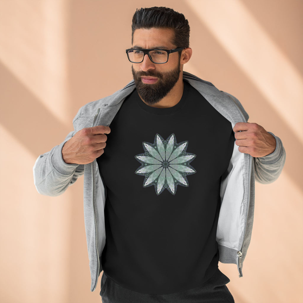 Unisex Crewneck Sweatshirt - Love Light Mandalas No.22