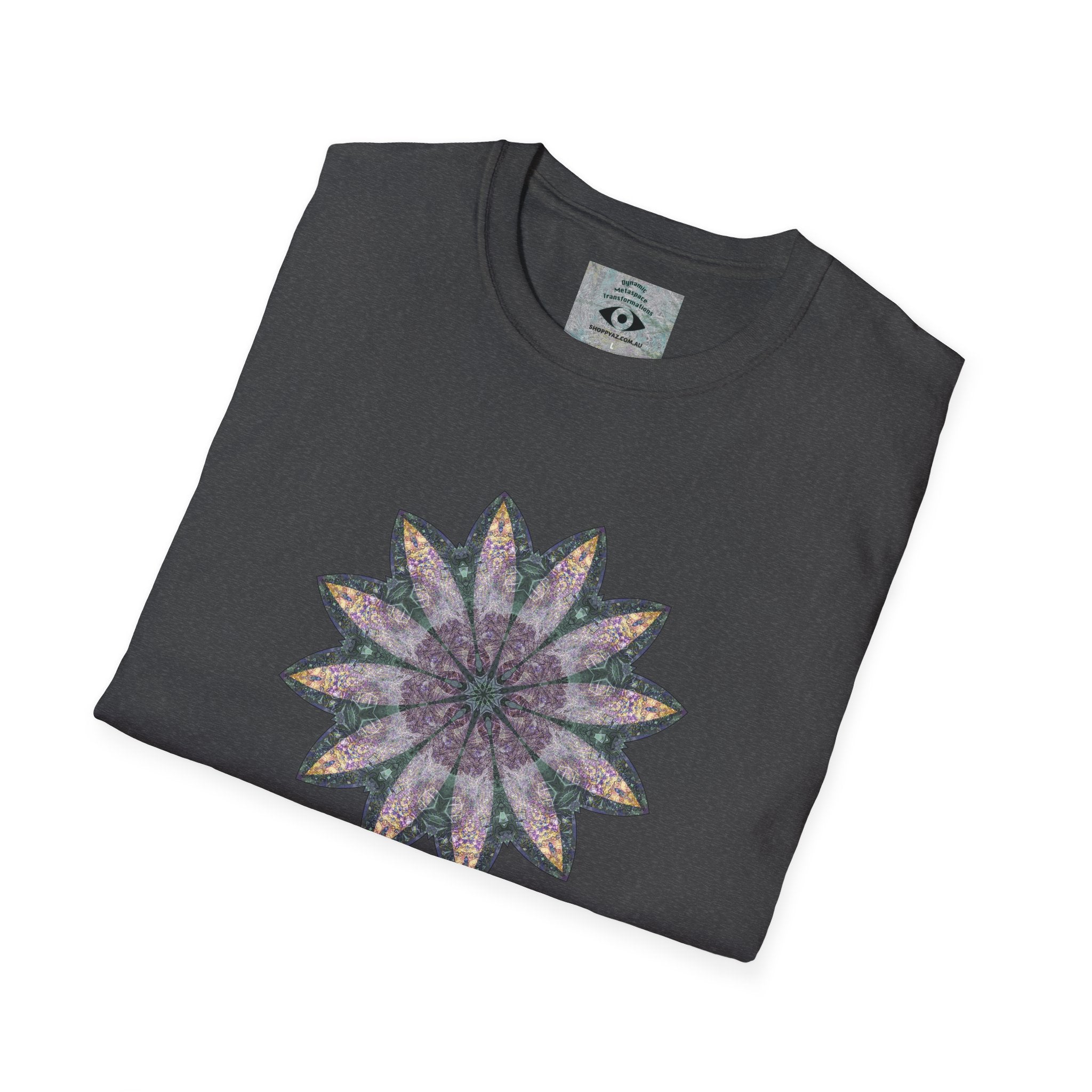 Unisex Softstyle T-Shirt - Love Light Mandalas No.21