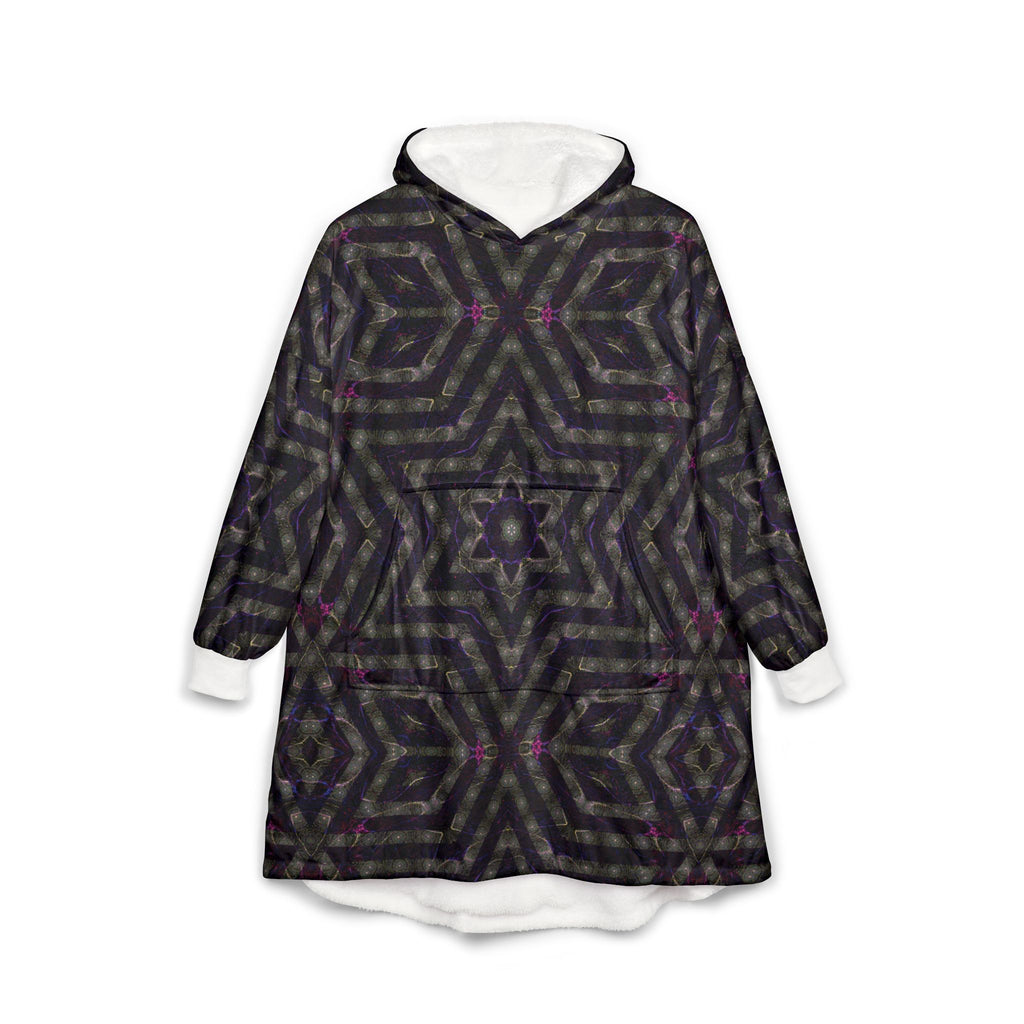 Unisex Hooded Blanket - P5 Kaleidoscopic No. 14