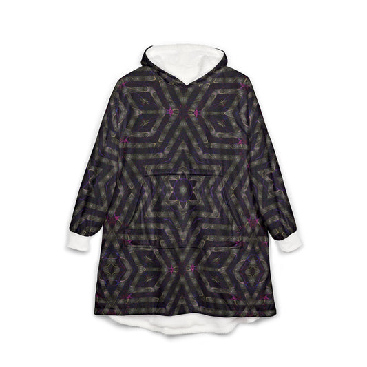 Unisex Hooded Blanket - Kaleidoscope P5 No. 14