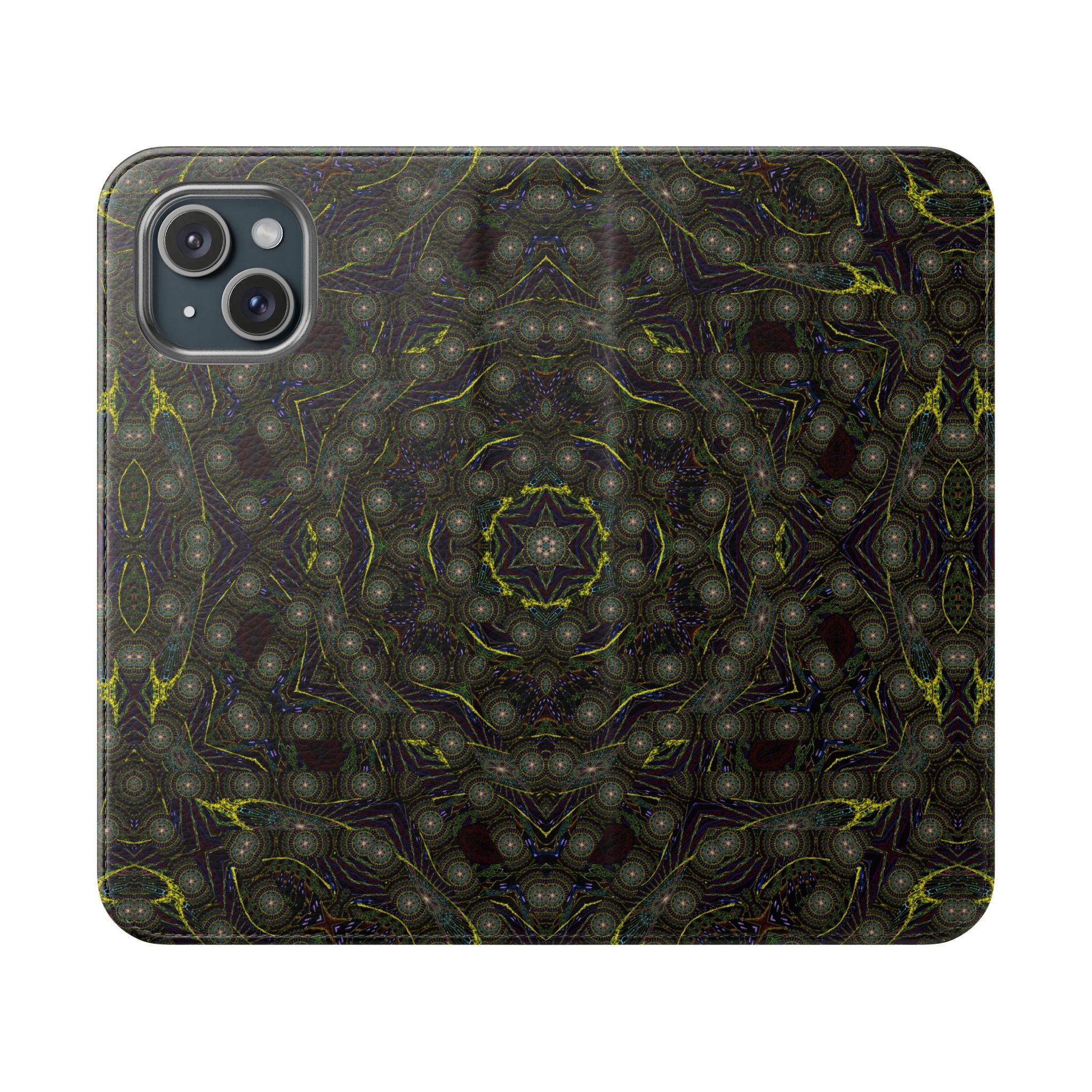 iPhone 15 Flip Case - P5 Kaleidoscopic No.2