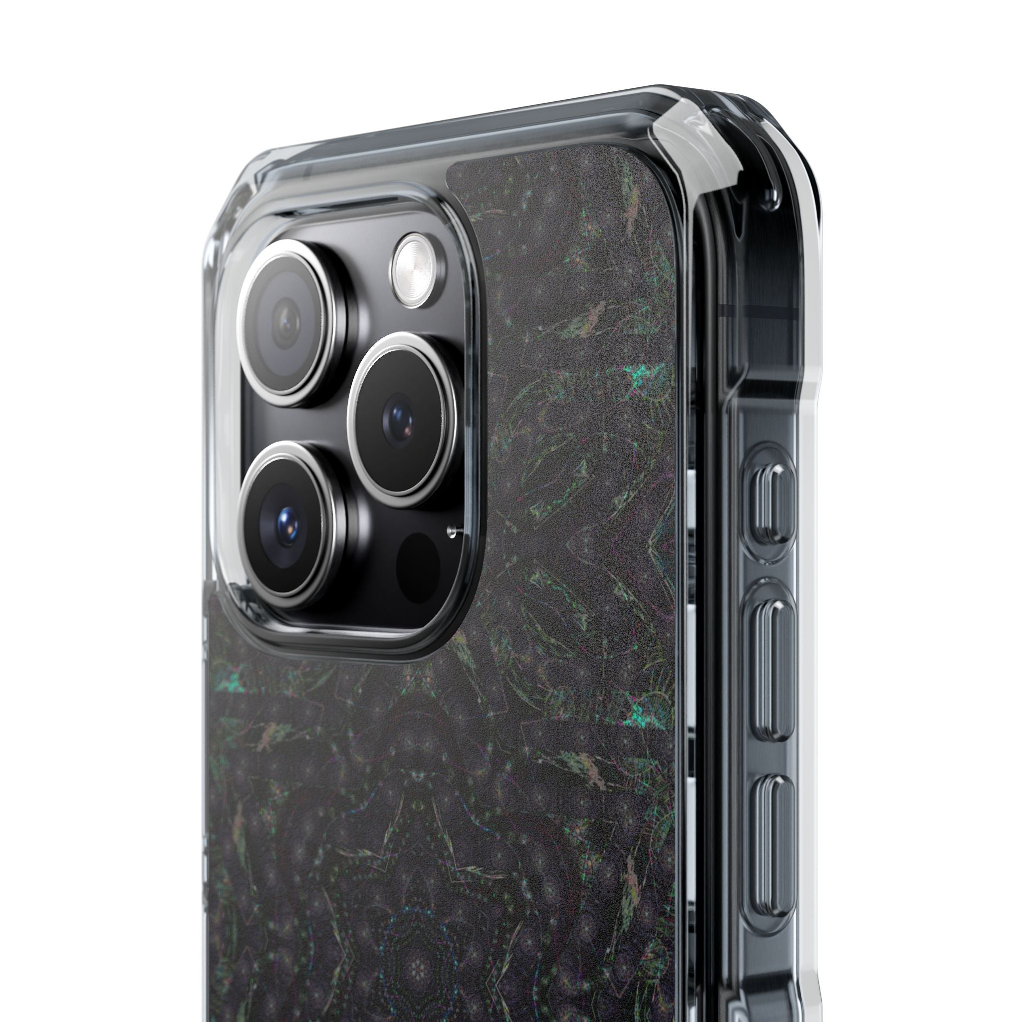 iPhone 15 Magnetic Clear Impact Case - P5 Kaleidoscopic No.31