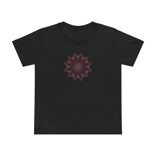 Women’s Maple Tee - Love Light Mandalas No.8