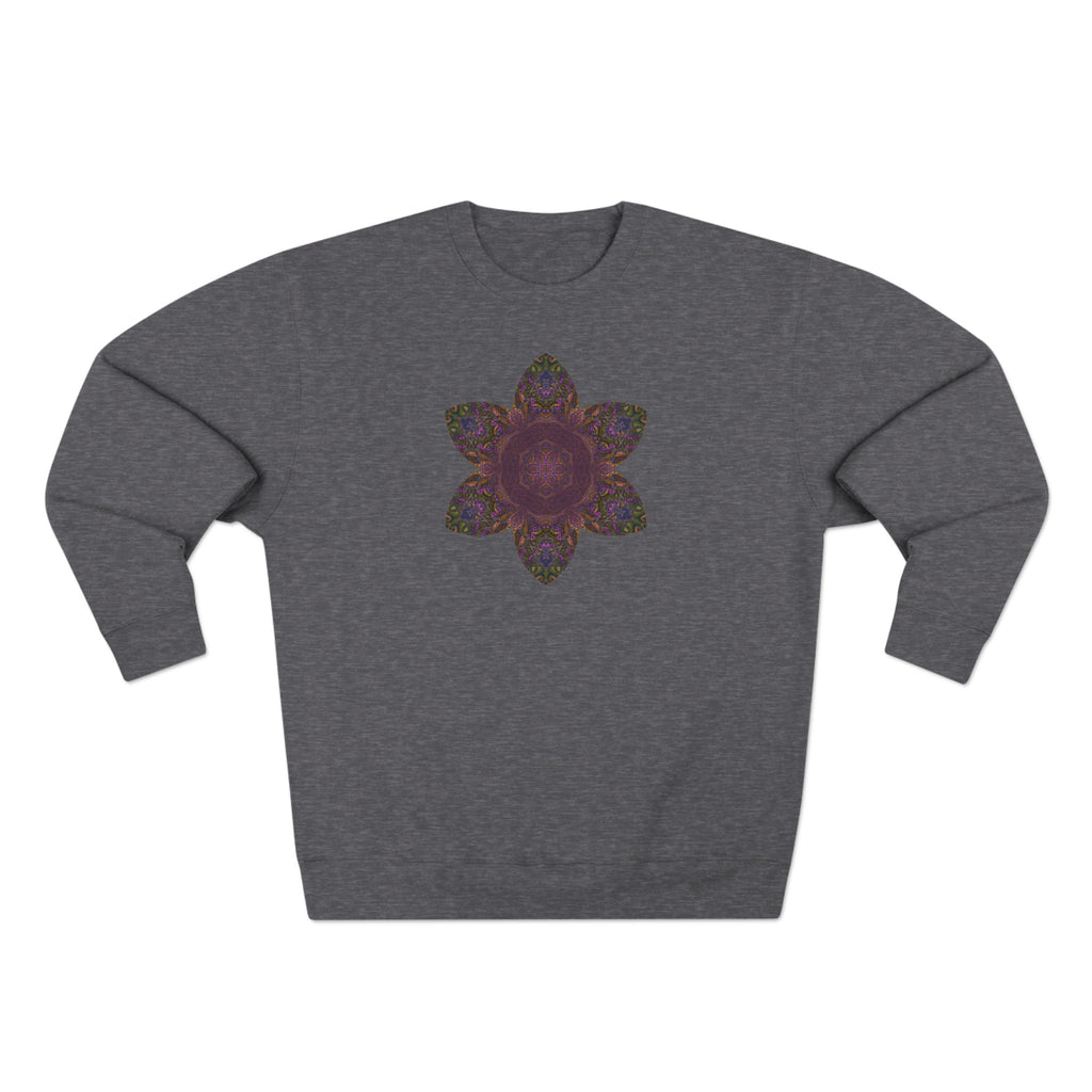Unisex Crewneck Sweatshirt - Love Light Mandalas No.3