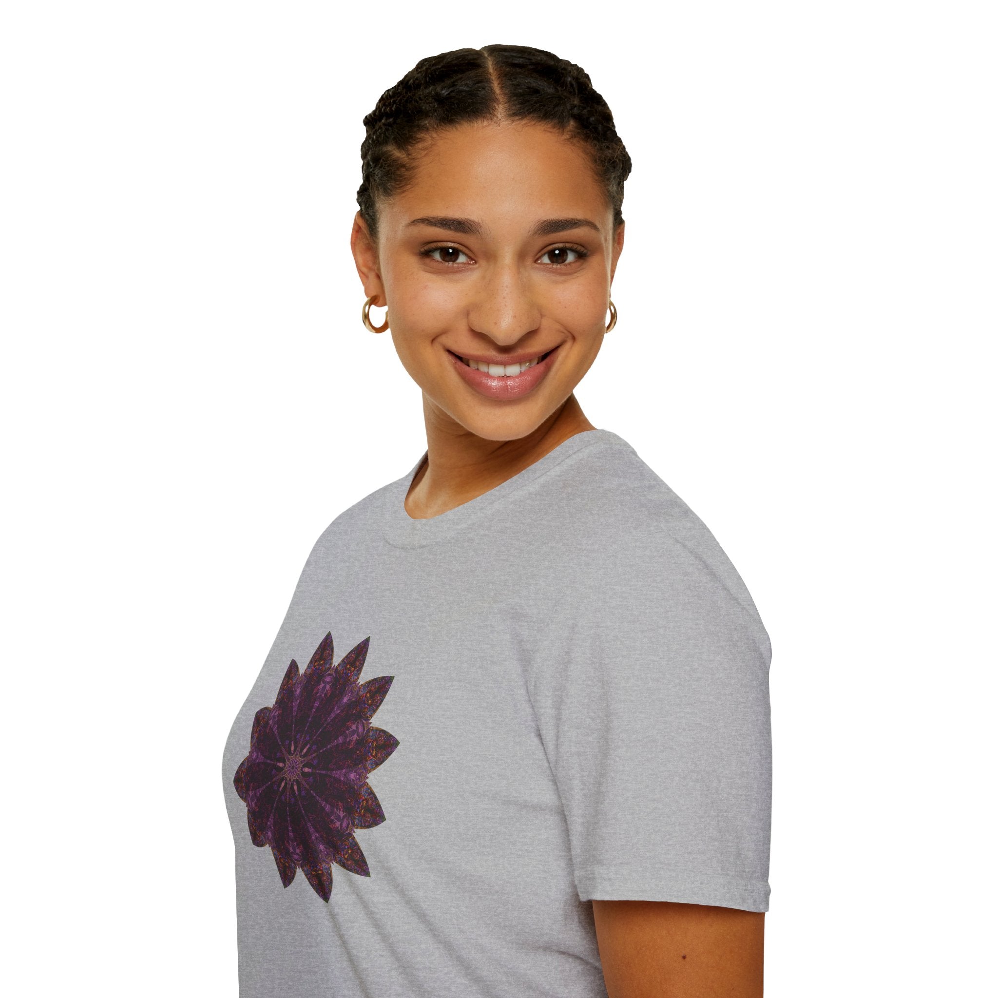 Unisex Softstyle T-Shirt - Love Light Mandalas No.15
