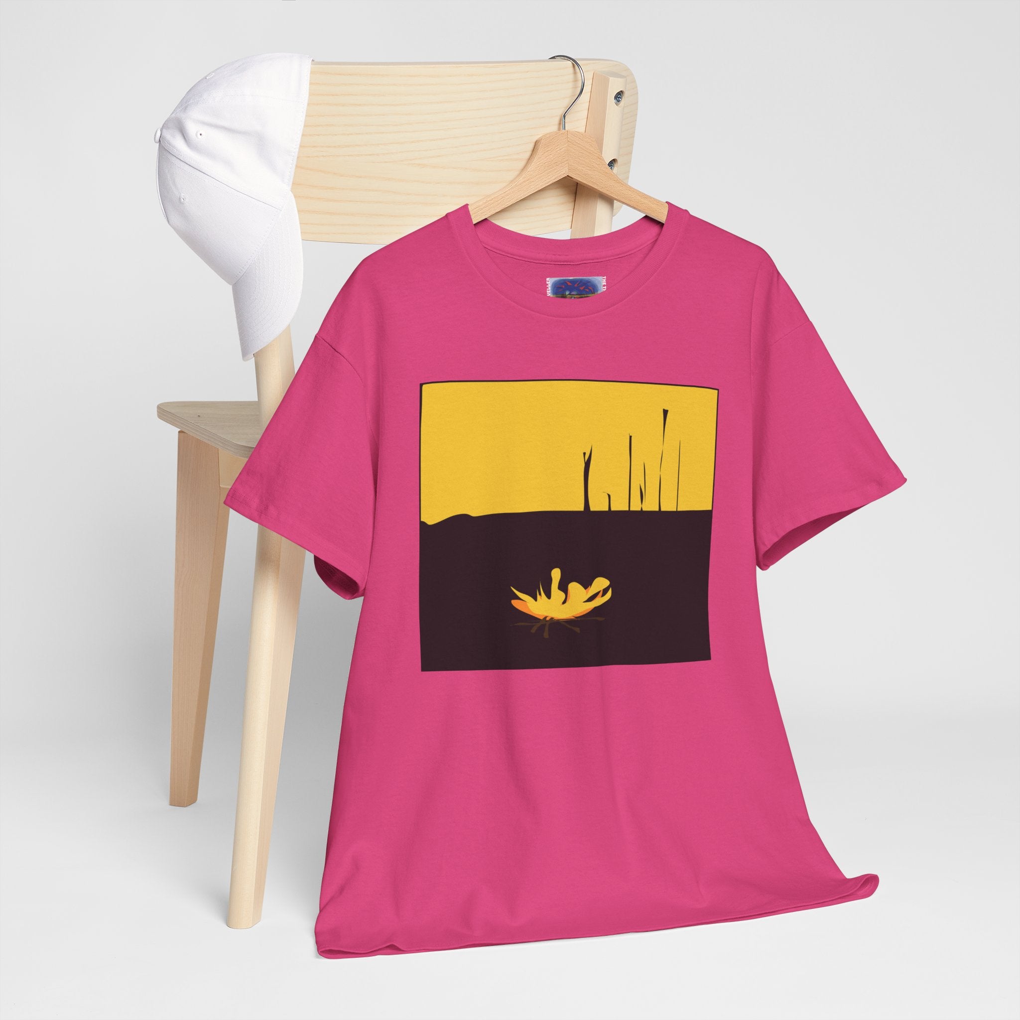 Unisex Heavy Cotton Tee - The Traveller Series (Fire)