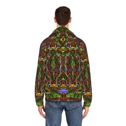 Men's Full-Zip Hoodie - Mandala Series No.5
