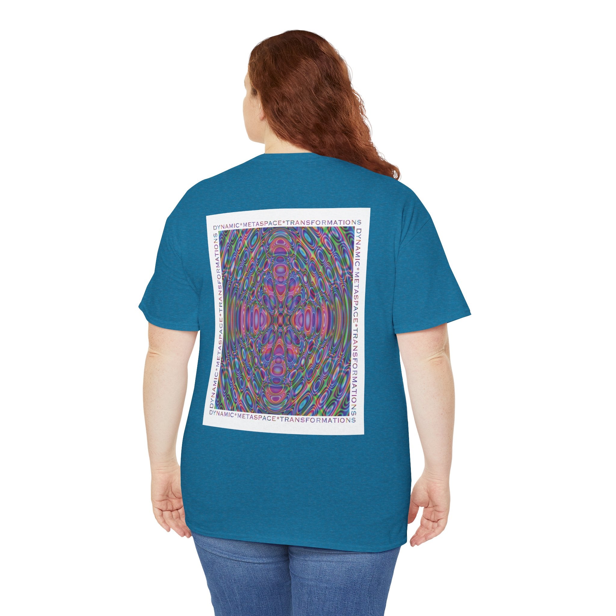 Unisex Heavy Cotton Tee (Back) - DMT Seer No.1