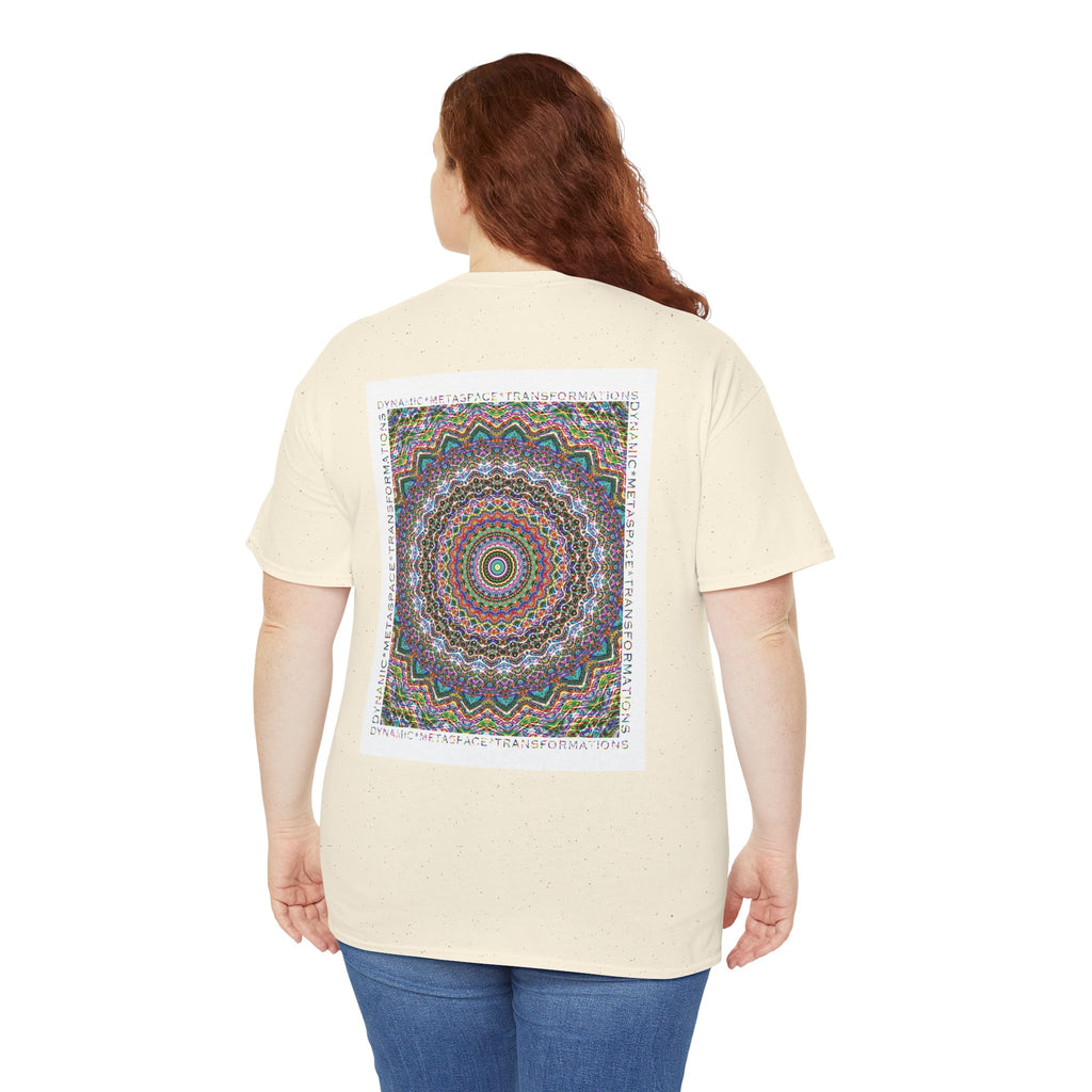 Unisex Heavy Cotton Tee (Back) - DMT Seer No.7