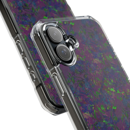 iPhone 16 Magnetic Clear Impact Case - Hidden Weave Series V3 No.23