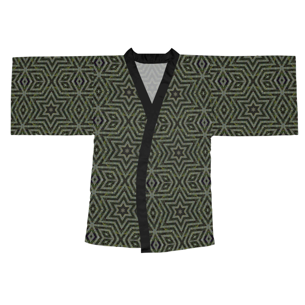 Long Sleeve Kimono Robe - P5 Kaleidoscopic No.9