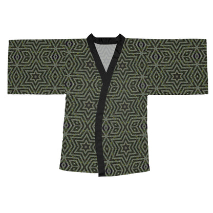 Long Sleeve Kimono Robe - P5 Kaleidoscopic No.9